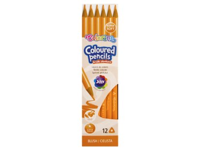 Colorino pastelka trojhranná, oranžová - 12 ks 2