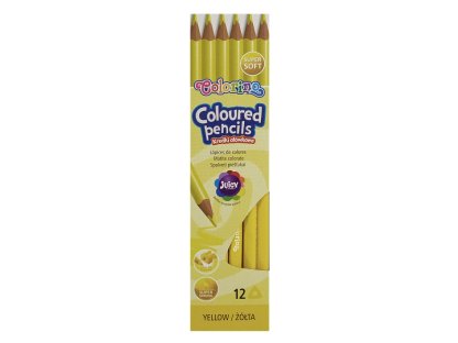 Colorino pastelka trojhranná, žlutá - 12 ks 2