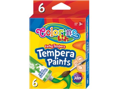 Colorino temperové barvy, tuba 12 ml, 6 barev