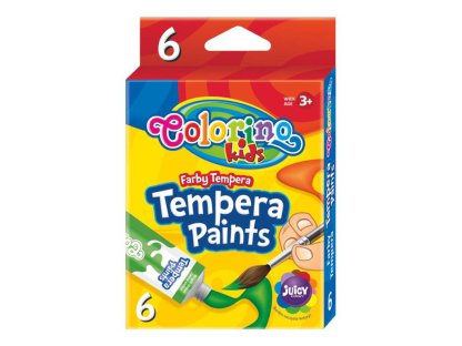 Colorino temperové barvy, tuba 12 ml, 6 barev