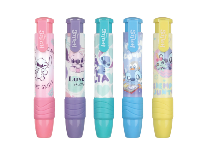 Colorino vysouvací pryž Stitch Pastel, 5 motivů,  mix barev
