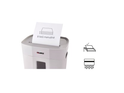 Dahle 120 skartovač PaperSAFE 120, 8 listů, 5 x 18 mm, 12 l