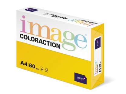 Image ColorAction A4 80 g č.IG50 Sevilla (sytá žlutá) 50 listů