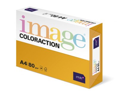 Image ColorAction A4 80g č.AG10 Venezia (sytá oranžová) 50 listů