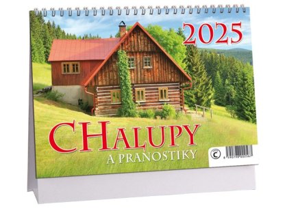 K 733 - Kalendář stolní 2025 - Chalupy a pranostiky