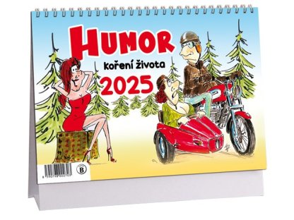 K 755 - Kalendář stolní 2025 - Humor, koření života - ČTRNÁCTIDENNÍ