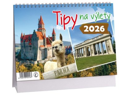 K 791 - Stolní kalendář 2026 týdenní Tipy na výlety