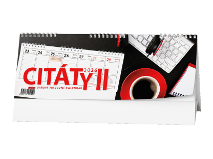 Kalendář 2026 stolní Citáty II BSB2