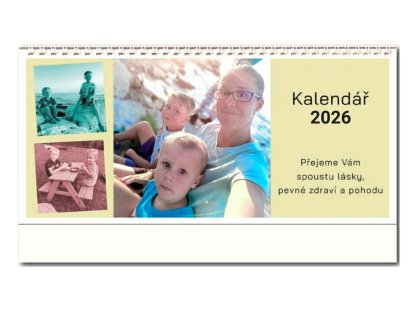 Kalendář 2026 stolní na zakázku 14 denní