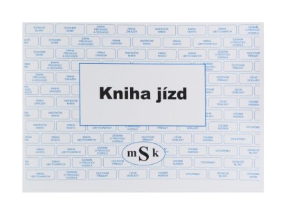 Kniha jízd A6 MSK 312