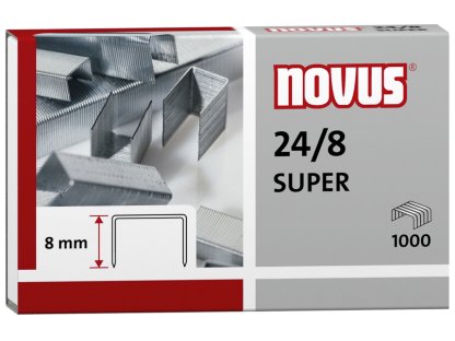 Novus 24/8 Super Drátky sešívací sponky balení 1000 ks