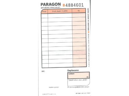 Optys 1089 Paragon obchodní 2 x 50 listů