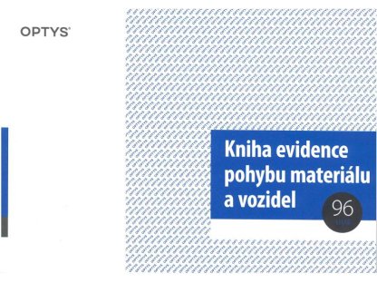 Optys 1244 Kniha evidence pohybu materiálu a vozidel