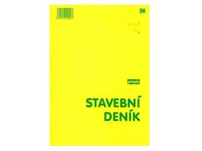 PaM 1021 Stavební deník propisovací A4