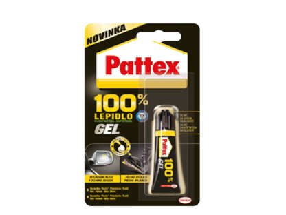 Pattex - 100% lepidlo, gel, 8 g, transparentní