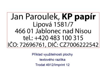Polymer pro razítka Trodat 4912