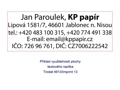 Polymer pro razítka Trodat 4913