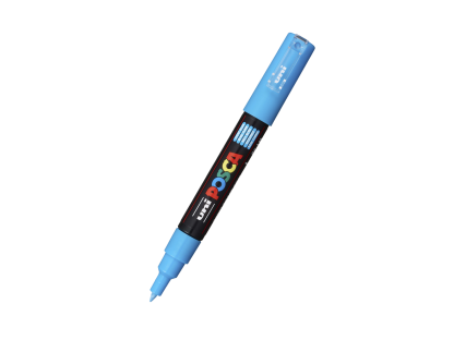 Posca popisovač PC-1M, 0,7 - 1 mm, světle modrá (8)