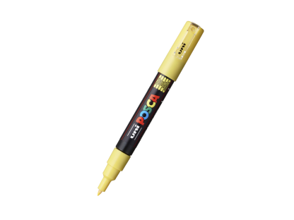 Posca popisovač PC-1M, 0,7 - 1 mm, žlutá (2)