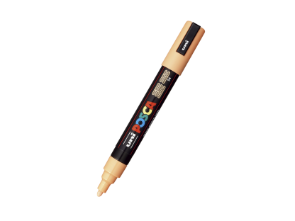 Posca popisovač PC-5M, 1,8 - 2,5 mm, světle oranžová (54)