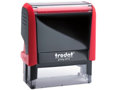 Razítko Trodat 4913, kompletní (58 x 22 mm) červený strojek