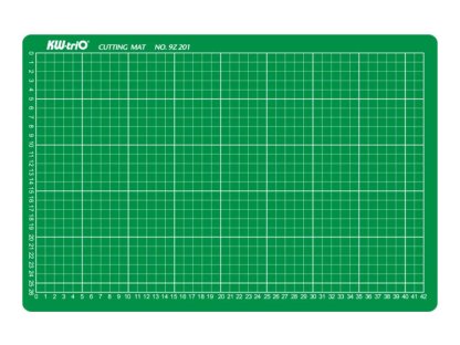 Řezací podložka A3, 30 x 45 cm, zelená No.9Z201