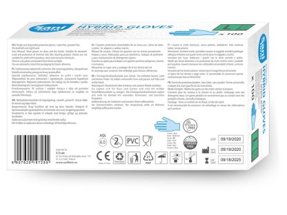Saniform rukavice hybridní, jednorázové, vel. L, 100 ks/bal. 2