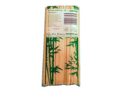Špejle délka 30 cm hrocené, balení 200 ks, průměr 3 mm