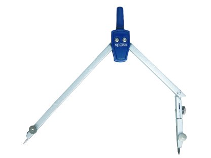 Spoko kružítko S0514, 14 cm, 1 kloub, 1 tuha, modré 2
