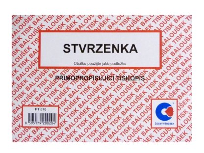 Stvrzenka A6 PT 070