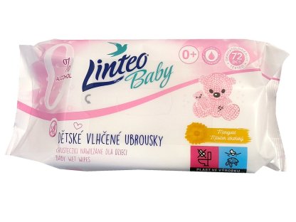 Ubrousky vlhčené LINTEO - 72 ks