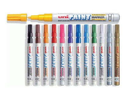 UNI PX-21 popisovač lakový PAINT Fine, 0,8-1,2 mm, oranžový