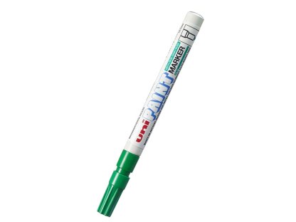 UNI PX-21 popisovač lakový PAINT Fine, 0,8-1,2 mm, zelený