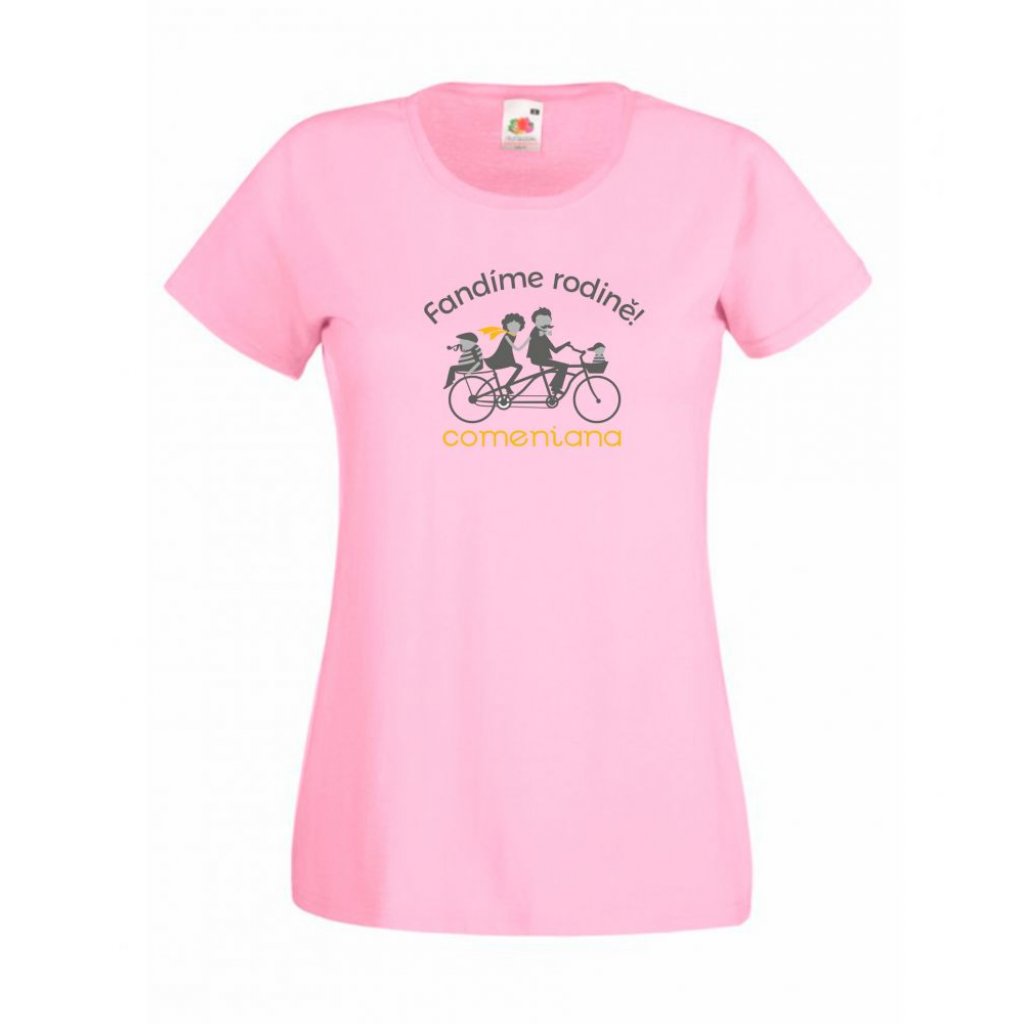 COMENIANA dámské triko světle růžové GUADALUPE