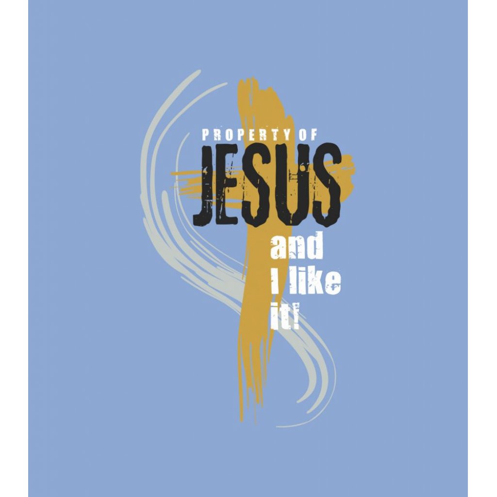 PROPERTY OF JESUS dámské tílko modrá