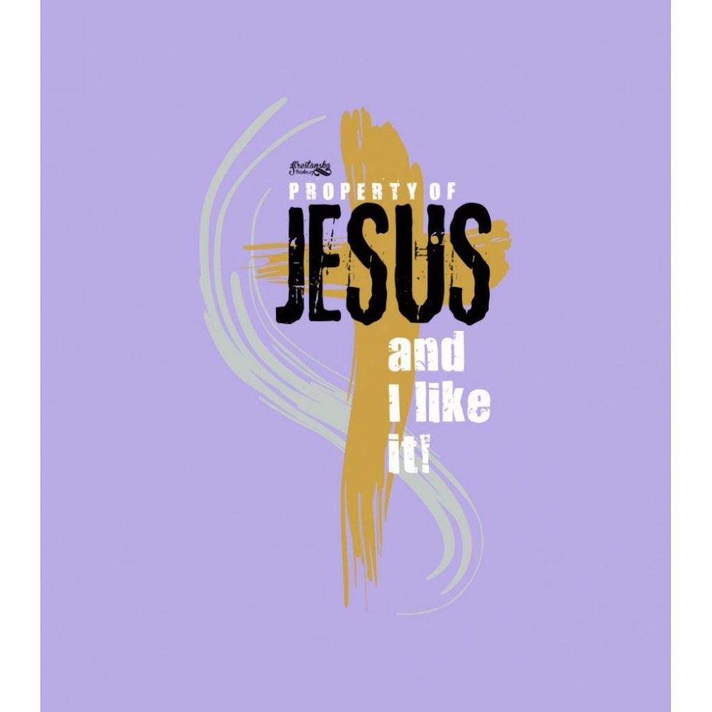 PROPERTY OF JESUS dámské tílko světle fialová