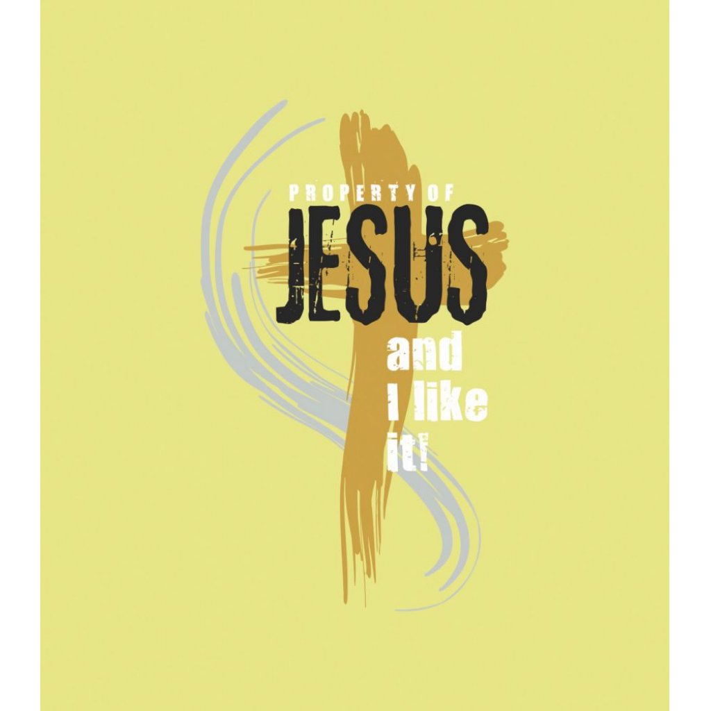 PROPERTY OF JESUS dámské tílko žlutá