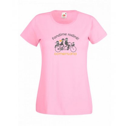 COMENIANA dámské triko světle růžové GUADALUPE