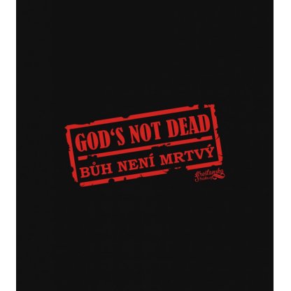 GOD'S NOT DEAD pánské triko s dl. ruk. černá