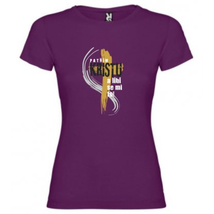 PATŘÍM KRISTU dámské triko Capri purpurová