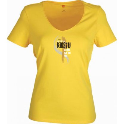 PATŘÍM KRISTU dámské triko žluté V