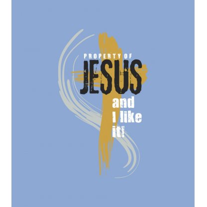PROPERTY OF JESUS dámské tílko modrá