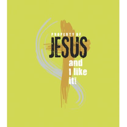 PROPERTY OF JESUS mikina pánská zelená (pistácie)