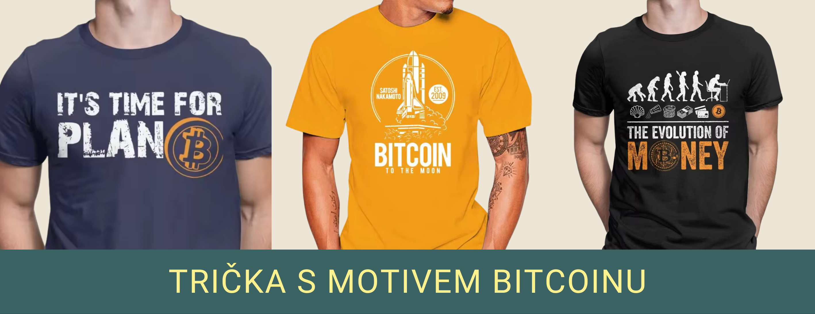 Bitcoinová trička