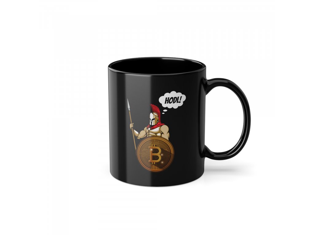 Bitcoin hodl kafé hrnek keramický premium