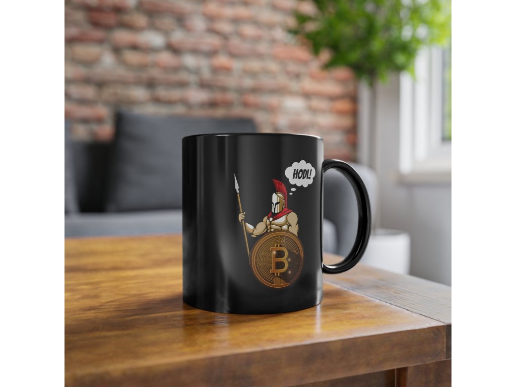 Bitcoin hodl kafé hrnek keramický premium