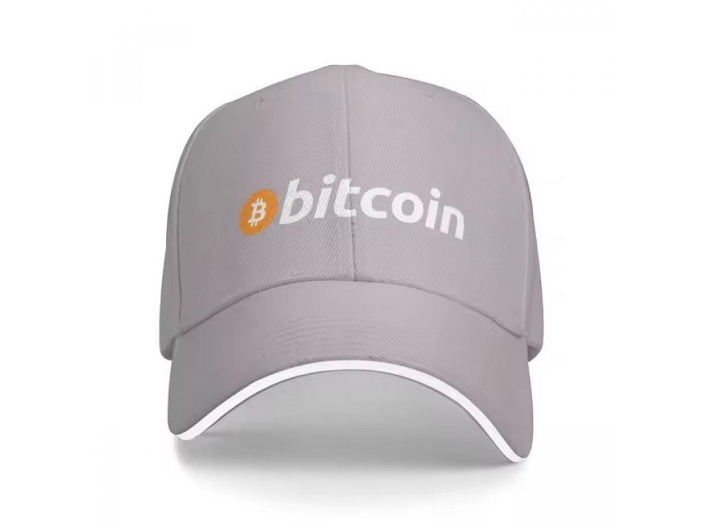 Bitcoinová originální baseballová čepice - Unisex Ochrana proti slunci BTC kšiltovka