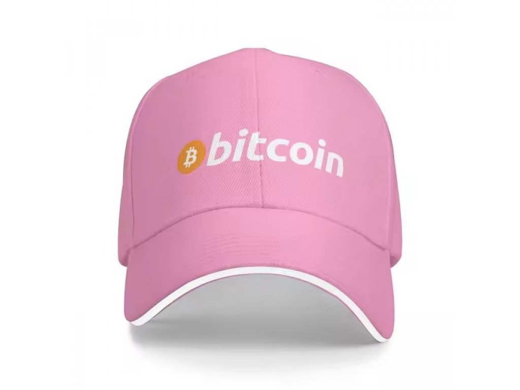 Bitcoinová originální baseballová čepice - Unisex Ochrana proti slunci BTC kšiltovka