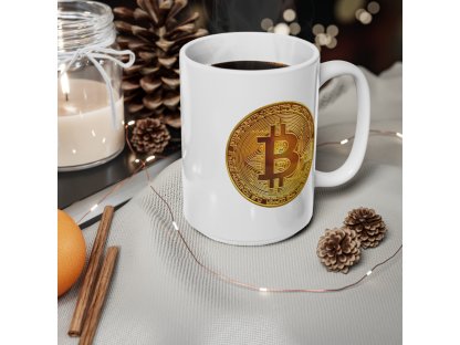 Bitcoin hodl kafé hrnek keramický premium