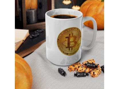 Bitcoin hodl kafé hrnek keramický premium